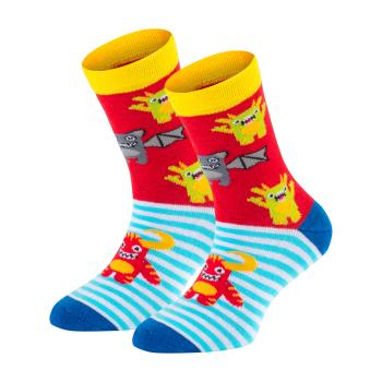 Preview: 6 Paar TippTexx 24 Kinder Socken Freche Monster